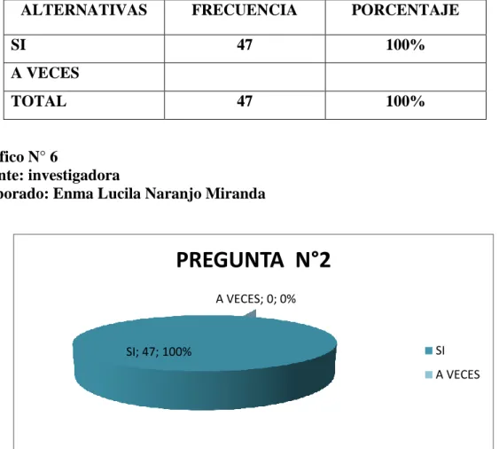Gráfico N° 6 
