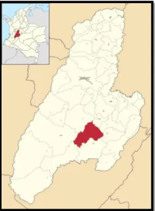 Tabla 1 Límites de Coyaima 