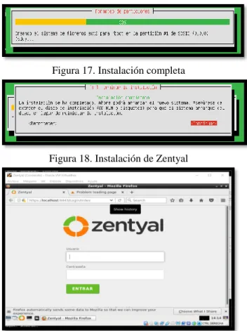 Figura 17. Instalación completa 