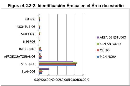 Figura 4.2.3-2. Identificación Étnica en el Área de estudio 
