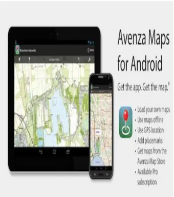 Figura 10. Aplicación para mediciones en campo. Tomado de  https://www.avenza.com/avenza-maps/ 