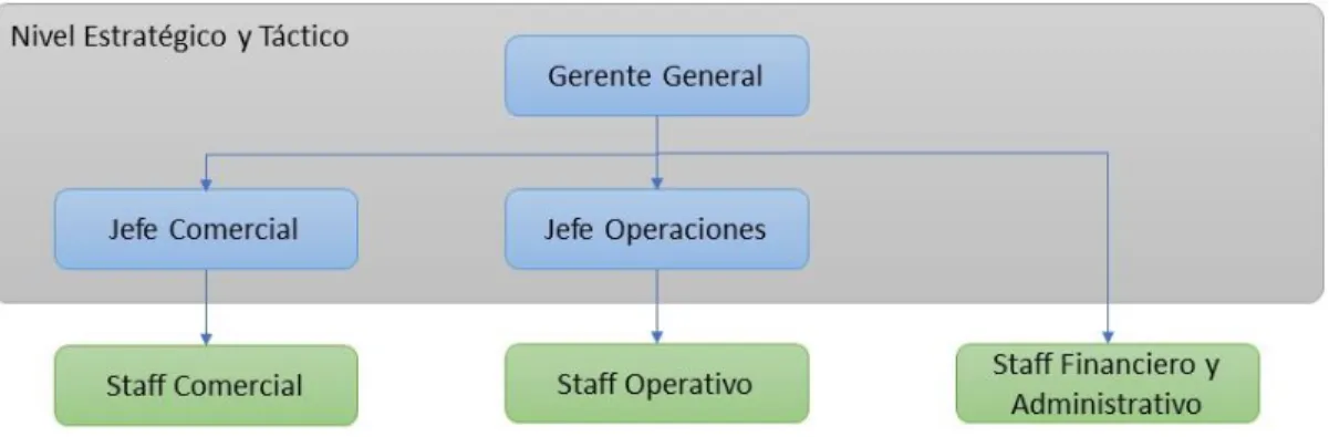 Figura 3: Estructura Pequeña Empresa 