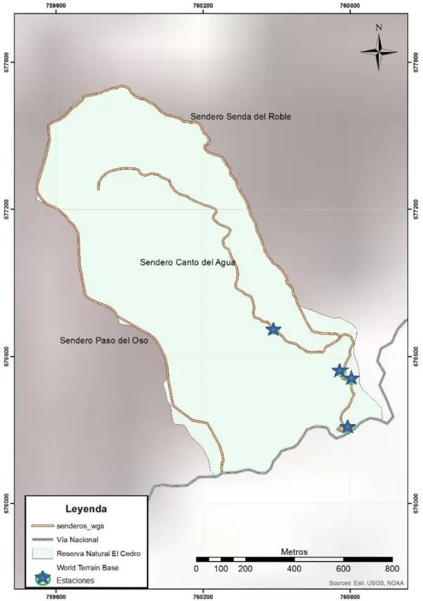 Figura 3. Reserva El Cedro 