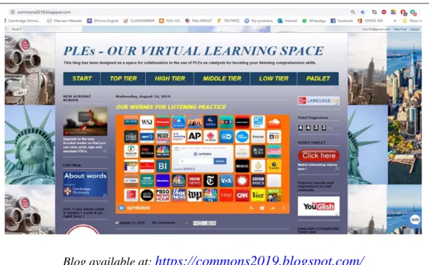 Figure 9. Our virtual learning space. 
