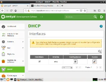 Fig.  7 Configuración inicial DHCP Server 