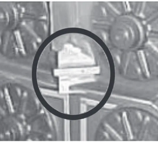 Fig. 7-1: Zona del molde destinada al filtro cerámico