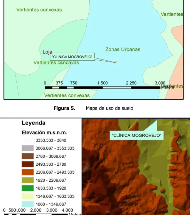 Figura 6.  Mapa de relieve 