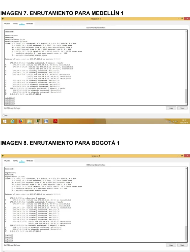 2.5.  PARTE 2: TABLA DE ENRUTAMIENTO. 