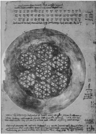 Fig. 9-31: La Flor de la Vida de Leonardo. Tomada de The
