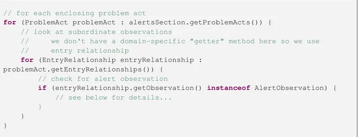 Figure 10 – Obtaining alerts from Document 