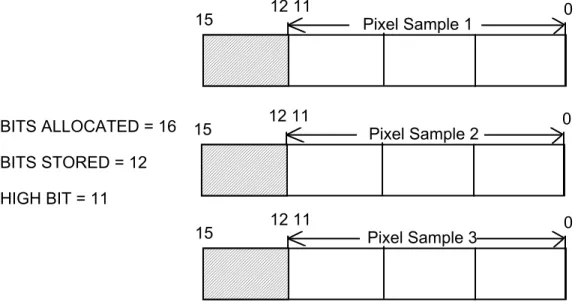Figure D.2-1: Example 1 of Pixel and Overlay Data Cells 