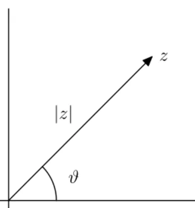 Figura 3.3: Forma polar de un número complejo
