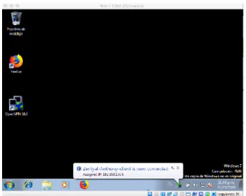 Fig. 56 Conexión exitosa servidor VPN 