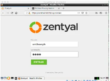 Fig. 1 Instalación Zentyal 