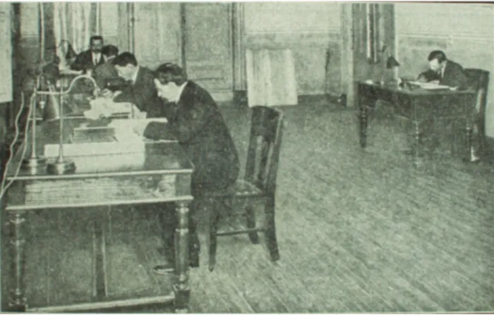 Figura 8: Sala de cálculo del IGM, 1912