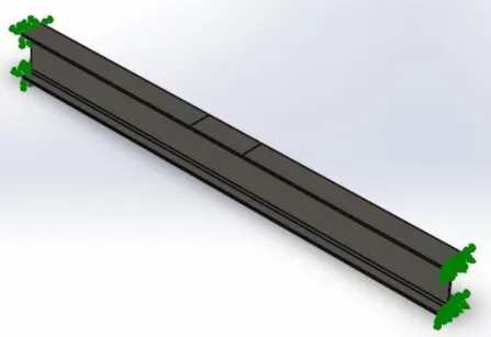Figura 6.17: Empotramiento en viga IPE 160. 