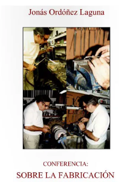 Figura 1: Libro sobre la fabricación  de la dulzaina de D. Jonás Ordóñez 