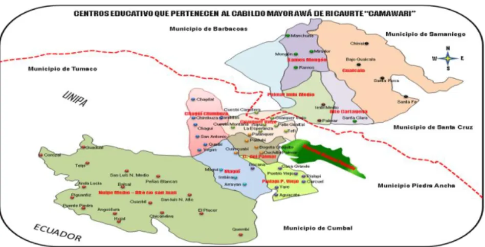 Figura 4. Mapa de camawari  