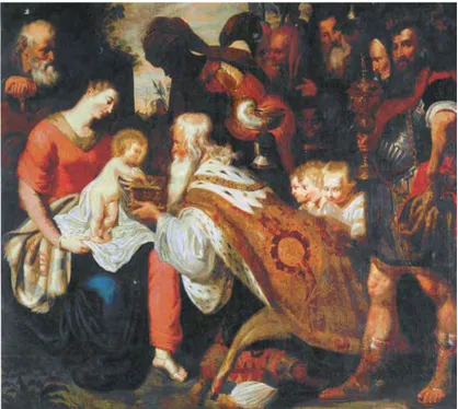 Fig. 1. Adoración de los Reyes. Artus Wolffort. Colección privada. Madrid. 