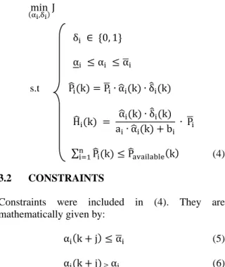 Figure 5: Structure of the EMS H  control algorithm 