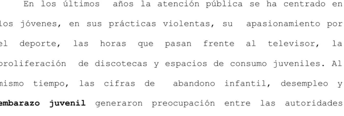 figura devaluada y autoritaria.  