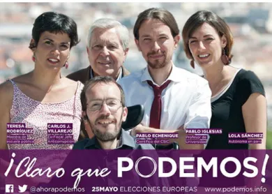 Figura 2 Gráfica Oficial Podemos Elecciones Europeas 