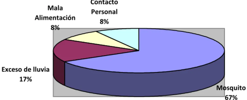 Gráfico 3.  ¿Sabe el modo de transmisión del dengue? 