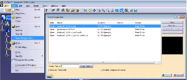 Figura 3.20 Comando Save Management  3.2. Creación del mallado  