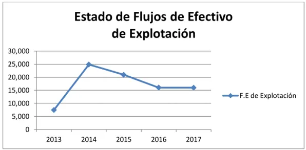 Tabla 5.2. Valores y evolución del EFEI de NaturHouse S.A 