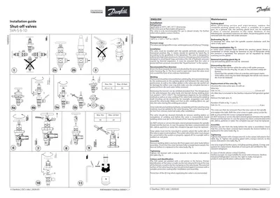 Installation guide Shut-off valves SVA-S a 2b 3. 4a 4b 5a 5b 5c ...