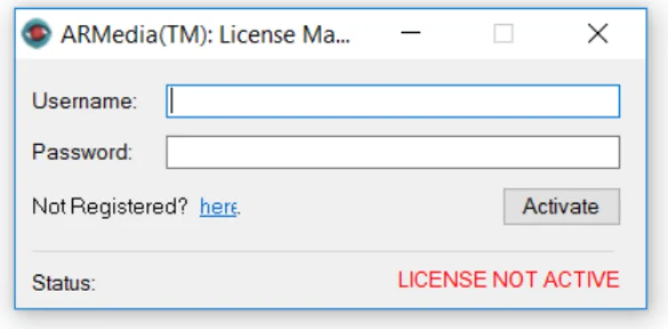 Figura 7. ARMedia License Manager. 