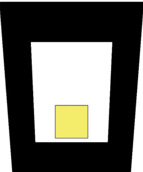 Figura 18. Imagen proyectada de nuestro cubo y su marco.                         Figura 19