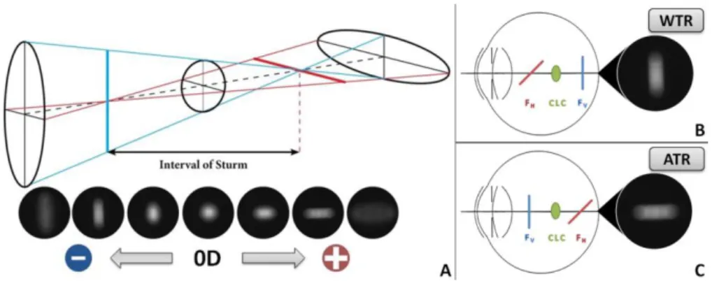 Figure  1.5.  (A)  Series  of  “retinal”  images  of  a  circular  spot  captured  in  the  CCD 