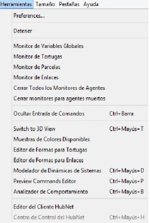 Figura 3.1. Barra de Menu. 