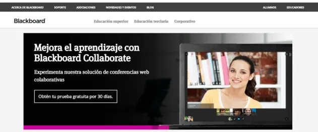 Ilustración 2: Portal de Blackboard 