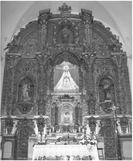 Fig. 4. Manuel Reinaldos, según traza de Miguel Martínez de la Quintana. Retablo  del convento de San Pedro de la Paz de Salamanca
