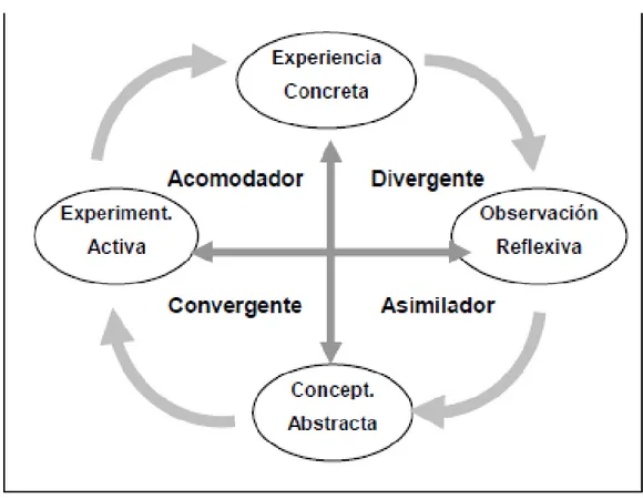 Figura 1. El ciclo de aprendizaje experimental 