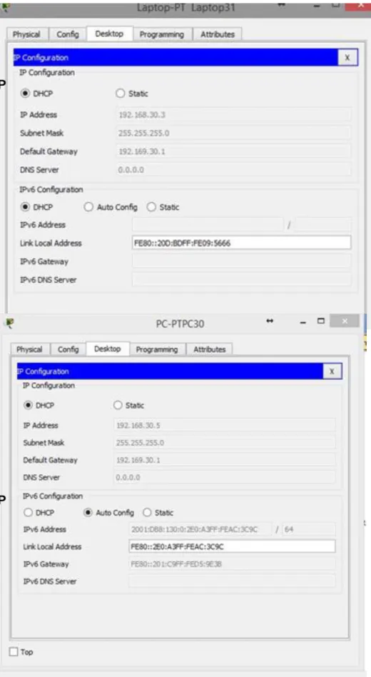 Ilustración 4 IP DHCP 