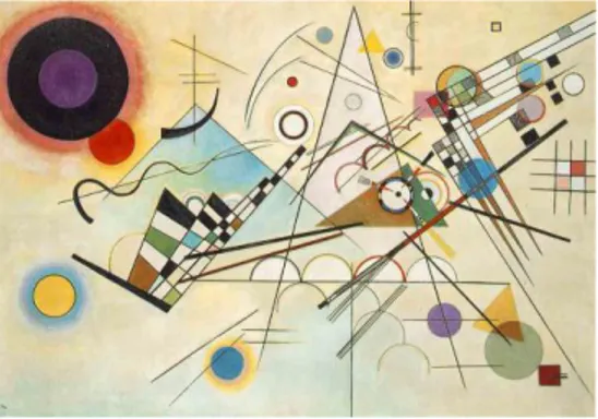 Figura  2.  Composición  Nº8.  Vasili  Vasílievich  Kandinsky  (1923).  Captura  de  la  Web:  http://portales.inacap.cl/artequinantofagasta 