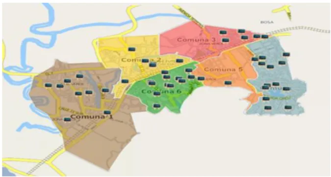 Figura 1 Mapa de Soacha 