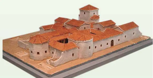 Fig. 3: Representación de la villa romana de Almenara de Adaja 