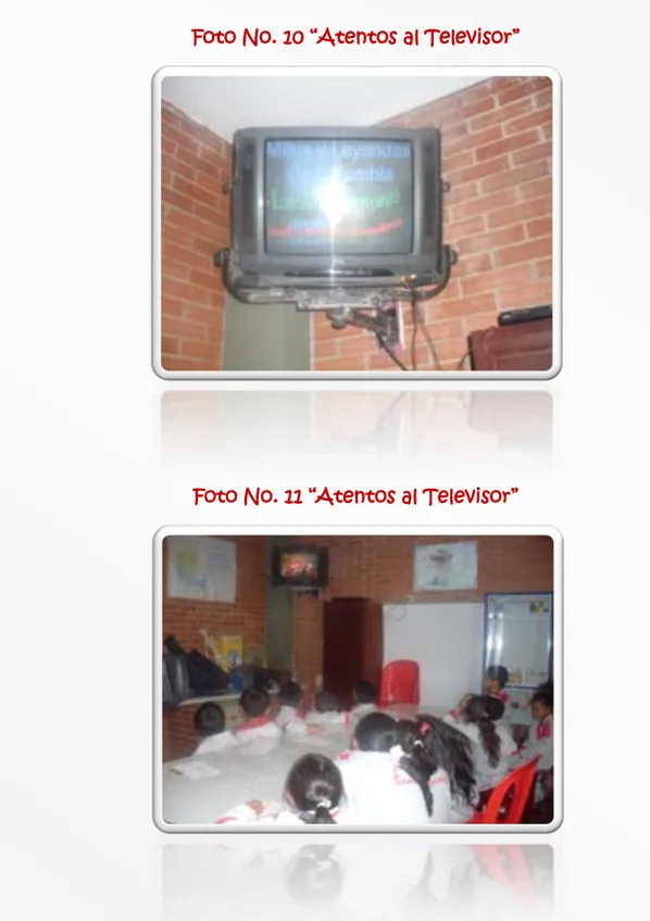 Foto No. 10 “Atentos al Televisor” 