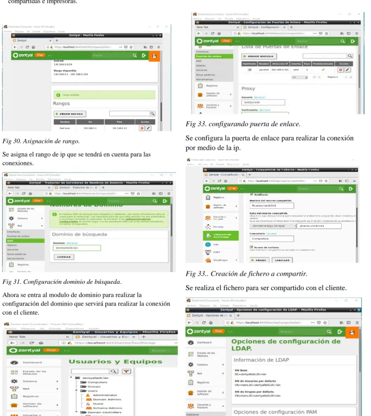 Fig 31. Configuración dominio de búsqueda. 