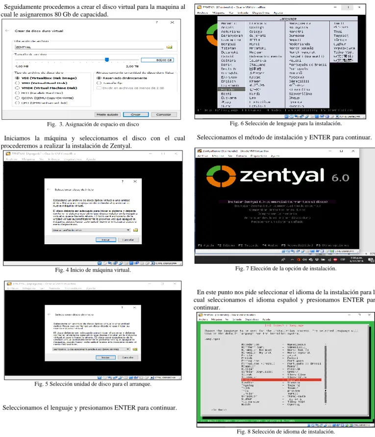 Fig. 4 Inicio de máquina virtual. 