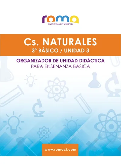 UNIDAD 1 3 BÁSICO CIENCIAS NATURALES UNIDAD 3 CN 03 OA01 CN 03 OA03 CN ...