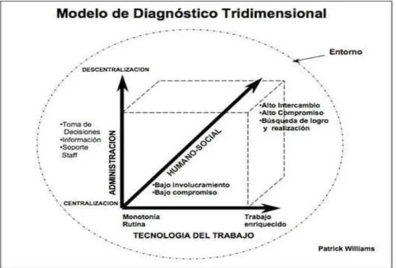 Figura 3. Modelo de diagnóstico tridimensional. 