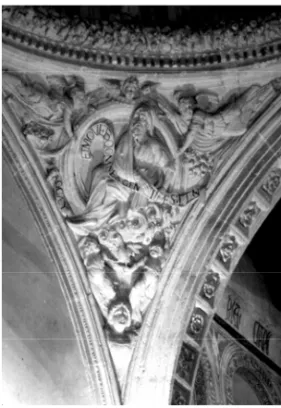 Fig. 7. Pechina con el Profeta Ageo.  Iglesia de San Román. Toledo. 
