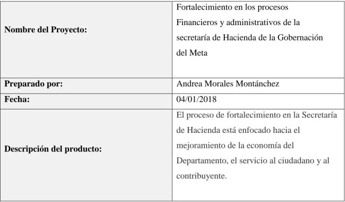 Tabla 3 Declaración del alcance 