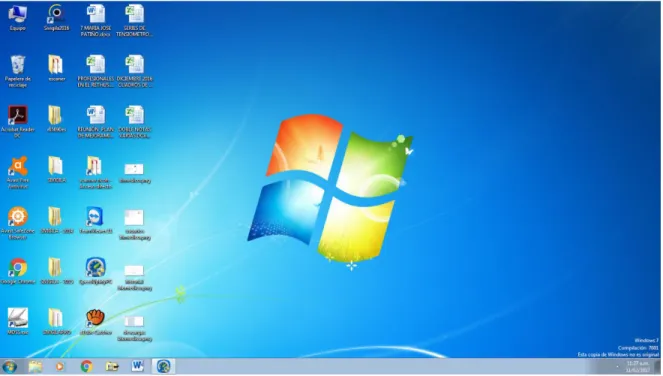 Figura 15. Error en licenciamiento de Windows 7 