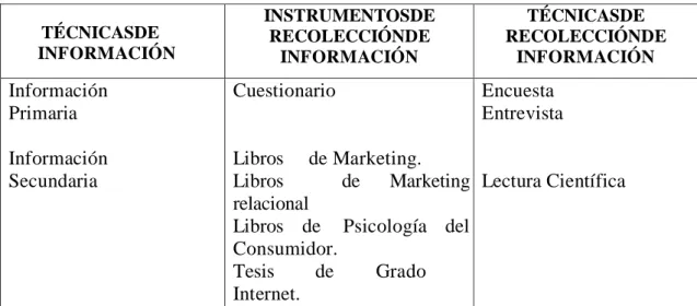 Cuadro N° 4 . Plan de procesamiento de la información